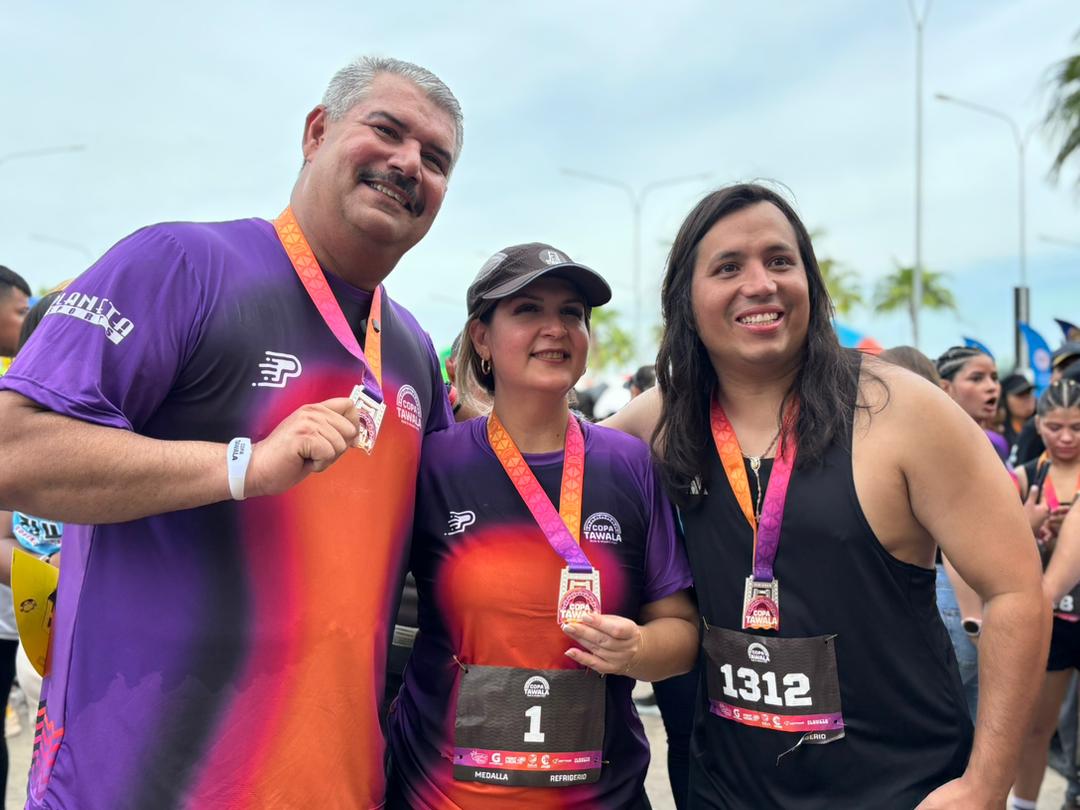 Hito histórico: 2.000 atletas cruzaron el imponentePuente sobre el Lago en la I edición de la Copa Tawala Run & Music Fest