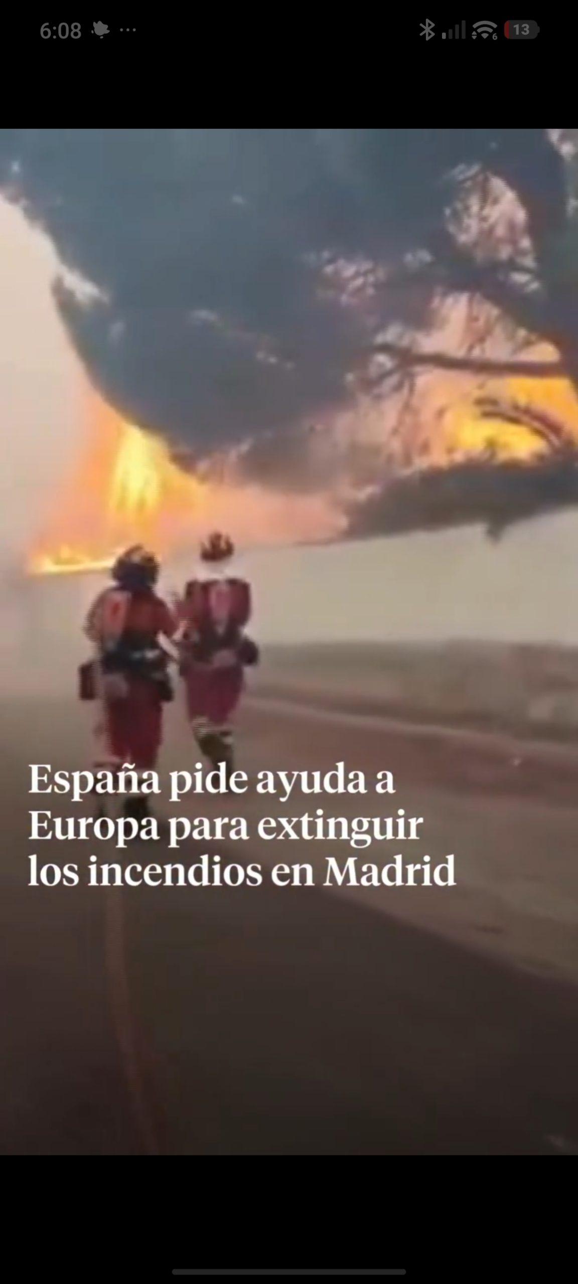El Gobierno de España ha declarado la emergencia de interés nacional debido a un gigantesco incendio forestal que azota la Sierra Oeste de la Comunidad de Madrid
